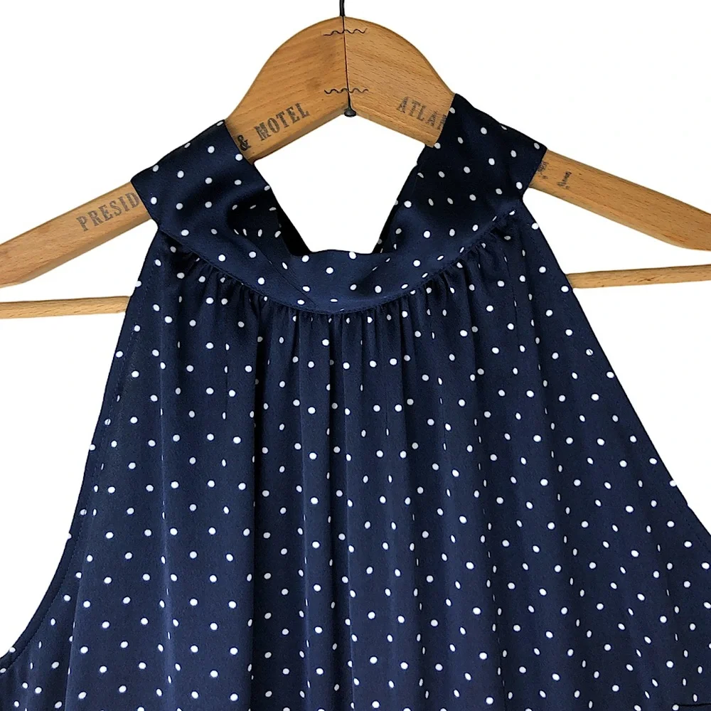 J. Crew PLUS Tie-Neck Halter Jumpsuit - Picture 3 of 10